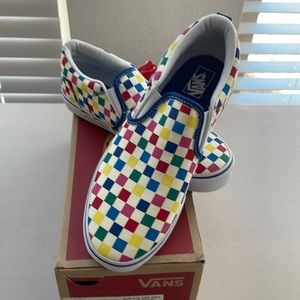 Men’s  checkered Vans sz 6